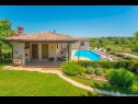 Vakantiehuizen Villa Lorena - private pool: H(8) Barban - Istrië  - Kroatië  - tuin