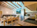 Vakantiehuizen Villa Lorena - private pool: H(8) Barban - Istrië  - Kroatië  - H(8): keuken en eetkamer