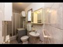 Apartementen Mir - 50m from the sea A1(2+2), A2(2+1), A3(2), A4(4+2), A5(2+2) Fazana - Istrië  - Appartement - A3(2): badkamer met toilet
