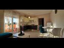 Apartementen Mani - modern: A1(2+1) Liznjan - Istrië  - Appartement - A1(2+1): keuken en eetkamer