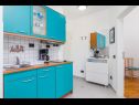 Apartementen Fimi- with swimming pool A1 Blue(2), A2 Green(3), A3 BW(4) Medulin - Istrië  - Appartement - A1 Blue(2): keuken