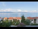 Apartementen Jenny - sea view: A1(2+2) Ravni - Istrië  - uitzicht