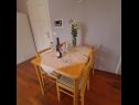 Apartementen Ena - with free private parking: A1 Anthea (2+2), A2 Floki (2+2) Rovinj - Istrië  - Appartement - A1 Anthea (2+2): eetkamer