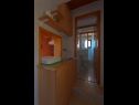 Apartementen Niv - 100 m from beach: 1 - B1(4+1), 2 - A1(2+1) Umag - Istrië  - Appartement - 2 - A1(2+1): badkamer met toilet