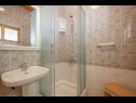 Vakantiehuizen Momento - peaceful resort : H(10) Blato - Eiland Korcula  - Kroatië  - H(10): badkamer met toilet
