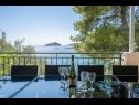 Vakantiehuizen Momento - peaceful resort : H(10) Blato - Eiland Korcula  - Kroatië  - H(10): uitzicht vanaf terras