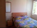 Apartementen Mila - 80 m from the beach: A1(6) Brna - Eiland Korcula  - Appartement - A1(6): slaapkamer