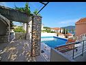 Vakantiehuizen Gradina 1 - private pool: H(10+2) Baai Gradina (Vela Luka) - Eiland Korcula  - Kroatië  - H(10+2): zwembad