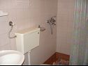 Apartementen Lucija A1(4+2) Korcula - Eiland Korcula  - Appartement - A1(4+2): badkamer met toilet