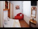 Apartementen Liza - 80 M from the sea : SA1(2), A2(2), A3(3) Korcula - Eiland Korcula  - Appartement - A2(2): slaapkamer
