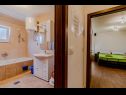 Apartementen Mir - perfect location & cosy: A1(4+2), A2(2+1), SA3(2), SA4(2) Korcula - Eiland Korcula  - Studio-appartment - SA4(2): badkamer met toilet