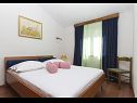 Apartementen Dijana - 20m from the sea A1 Antica(4+1), A2 Diana(2+1), A3 Mirela(2+1) Prigradica - Eiland Korcula  - Appartement - A1 Antica(4+1): slaapkamer