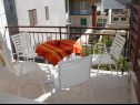 Apartementen Niks - terrace & sea view: A1(4), A2(2) Vela Luka - Eiland Korcula  - Appartement - A2(2): balkon