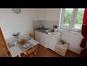Apartementen Kamena A3(2+1) Klimno - Eiland Krk  - Appartement - A3(2+1): keuken en eetkamer