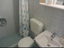 Apartementen Darko SA1(2) Malinska - Eiland Krk  - Studio-appartment - SA1(2): badkamer met toilet