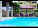 Vakantiehuizen Berna 2 - pool house: H(6+1) Malinska - Eiland Krk  - Kroatië  - zwembad