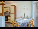 Apartementen Zdrave - 500 m from sea: A1 prizemlje(4+2), A2 kat(4+2) Pinezici - Eiland Krk  - Appartement - A1 prizemlje(4+2): keuken en eetkamer
