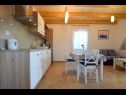 Apartementen Insula Insule - rustic & peaceful: SA1(2+1), SA2(2+1) Skrbcici - Eiland Krk  - Studio-appartment - SA2(2+1): keuken en eetkamer