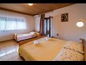 Apartementen Marica A1(3+1) Vrbnik - Eiland Krk  - Appartement - A1(3+1): slaapkamer