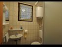 Apartementen Pava SA1 (2), SA2 (2) Vrbnik - Eiland Krk  - Studio-appartment - SA1 (2): badkamer met toilet