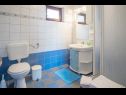 Apartementen en kamers Luka - with parking; A2(2+2), R1(2), R2(2) Vrbnik - Eiland Krk  - Kamer - R1(2): badkamer met toilet