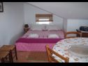 Apartementen Azur - 10 m from sea: A1(4), SA2(2+1) Ilovik (Eiland Ilovik) - Eiland Losinj  - Studio-appartment - SA2(2+1): slaapkamer