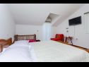Apartementen Jasna - family friendly: A1 Prizemlje (2+2), A2 Gornji (2+2) Baska Voda - Riviera Makarska  - Appartement - A2 Gornji (2+2): slaapkamer