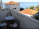 Apartementen Eddie - 80m from the sea A1(4+2), A2(2+1) Baska Voda - Riviera Makarska  - Appartement - A2(2+1): balkon