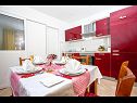 Apartementen Rilka - 20m from the sea: A1(4) Baska Voda - Riviera Makarska  - Appartement - A1(4): keuken en eetkamer