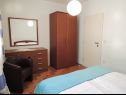 Apartementen Smilja - 150 m from pebble beach: A1(2+2), A2(2+1), SA3(2) Baska Voda - Riviera Makarska  - Appartement - A2(2+1): slaapkamer