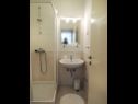 Apartementen Smilja - 150 m from pebble beach: A1(2+2), A2(2+1), SA3(2) Baska Voda - Riviera Makarska  - Studio-appartment - SA3(2): badkamer met toilet