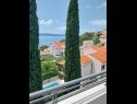 Apartementen Josip - 150 m from beach with free parking A1(3), A2(5), A3(2+2) Baska Voda - Riviera Makarska  - Appartement - A2(5): uitzicht vanaf balkon