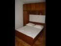 Apartementen Nada - close to the sea and sea view A1(6), A2(4+1) Brela - Riviera Makarska  - Appartement - A2(4+1): slaapkamer