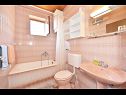 Apartementen Goran - 150m from sea: SA1(3), A3(4+1) Brela - Riviera Makarska  - Appartement - A3(4+1): badkamer met toilet