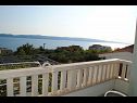 Apartementen Marko - amazing sea view: A1(2+2), A2(2+3), A4(2+2), A5(2+3), A6(4+2), A7(2+2), A8(2+1) Brela - Riviera Makarska  - Appartement - A2(2+3): balkon
