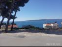 Apartementen Lovre - close to the sea : A1(6), A2(4+1) prizemlje, A3(5) Brela - Riviera Makarska  - uitzicht