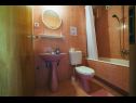 Apartementen Lovre - close to the sea : A1(6), A2(4+1) prizemlje, A3(5) Brela - Riviera Makarska  - Appartement - A1(6): badkamer met toilet