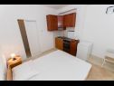 Apartementen Miljko - 80 m from beach: A1(6), SA2(2), A10(4+1), A11(2+2) Brela - Riviera Makarska  - Studio-appartment - SA2(2): slaapkamer