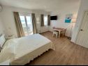 Apartementen Via - 250 m from sea: SA2(2), SA3(2), SA4(2), SA1(2) Brela - Riviera Makarska  - Studio-appartment - SA1(2): slaapkamer
