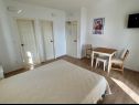 Apartementen Via - 250 m from sea: SA2(2), SA3(2), SA4(2), SA1(2) Brela - Riviera Makarska  - Studio-appartment - SA2(2): slaapkamer