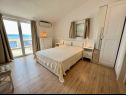 Apartementen Via - 250 m from sea: SA2(2), SA3(2), SA4(2), SA1(2) Brela - Riviera Makarska  - Studio-appartment - SA4(2): slaapkamer