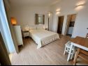 Apartementen Via - 250 m from sea: SA2(2), SA3(2), SA4(2), SA1(2) Brela - Riviera Makarska  - Studio-appartment - SA4(2): slaapkamer