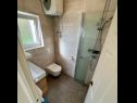 Apartementen Via - 250 m from sea: SA2(2), SA3(2), SA4(2), SA1(2) Brela - Riviera Makarska  - Studio-appartment - SA4(2): badkamer met toilet