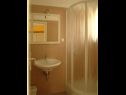 Apartementen Secret garden - seaview: A1(4), A2(2) Brela - Riviera Makarska  - Appartement - A1(4): badkamer met toilet