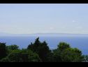  Maza - with seaview & parking: R1(2+1), R2(2) Brela - Riviera Makarska  - uitzicht op zee (huis en omgeving)