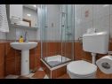 Apartementen Anka - amazing location: SA1(3), SA2(4), SA3(4), SA4(2+2), SA5(2+2), SA6(2), SA7(4), A8(4+2), SA9(2+1), SA10(2), A11(2+2), SA13(4) Brela - Riviera Makarska  - Appartement - A8(4+2): badkamer met toilet