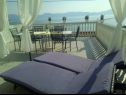 Apartementen Jure - terrace with amazing sea view: A1 Leona (6+2), A2 Ivano (6+2) Brist - Riviera Makarska  - Appartement - A2 Ivano (6+2): terras