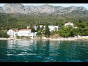 Apartementen Bale - right at the beach: A1 Plaza(4) Brist - Riviera Makarska  - huis