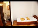 Apartementen Bale - right at the beach: A1 Plaza(4) Brist - Riviera Makarska  - Appartement - A1 Plaza(4): slaapkamer