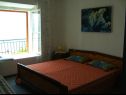 Apartementen Inga - right at the beach: A1(2+3) Brist - Riviera Makarska  - Appartement - A1(2+3): slaapkamer